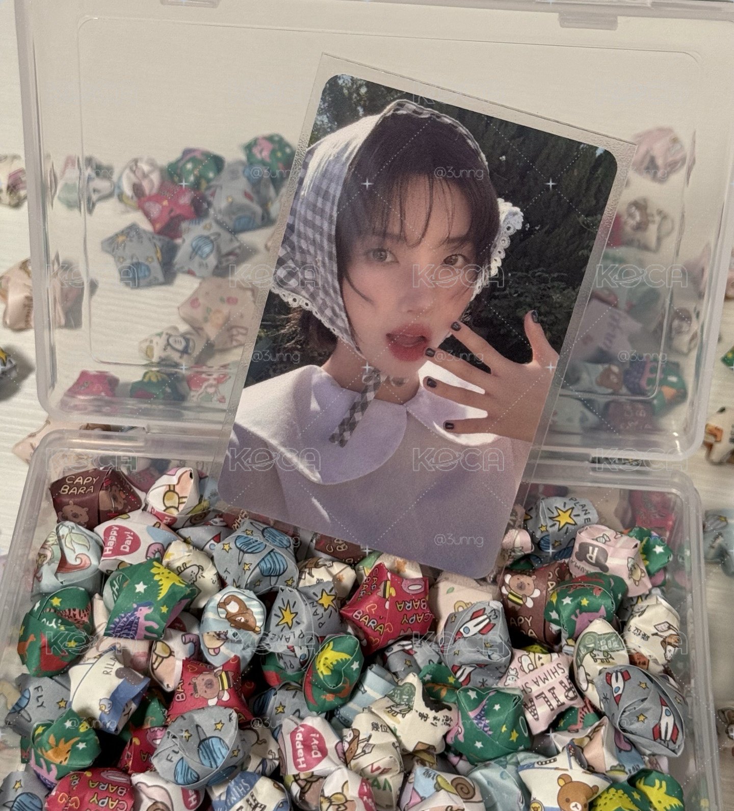idle 年曆sr特典卡 驚訝比五娟