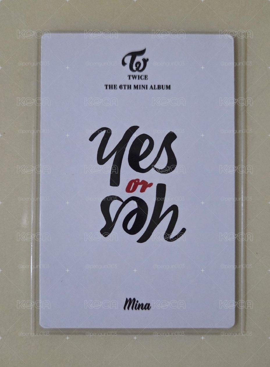 TWICE YOY南打歌卡🩵