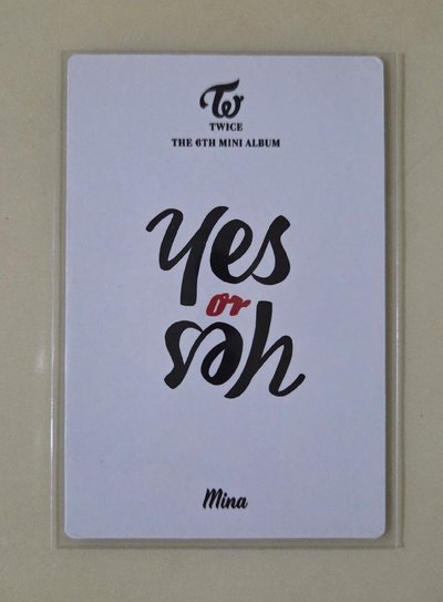 TWICE YOY南打歌卡🩵