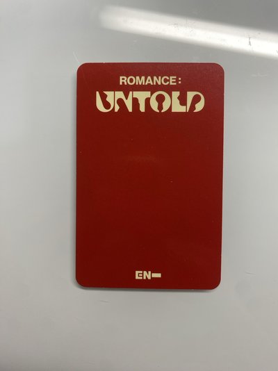 Heeseung正二kpm特典卡