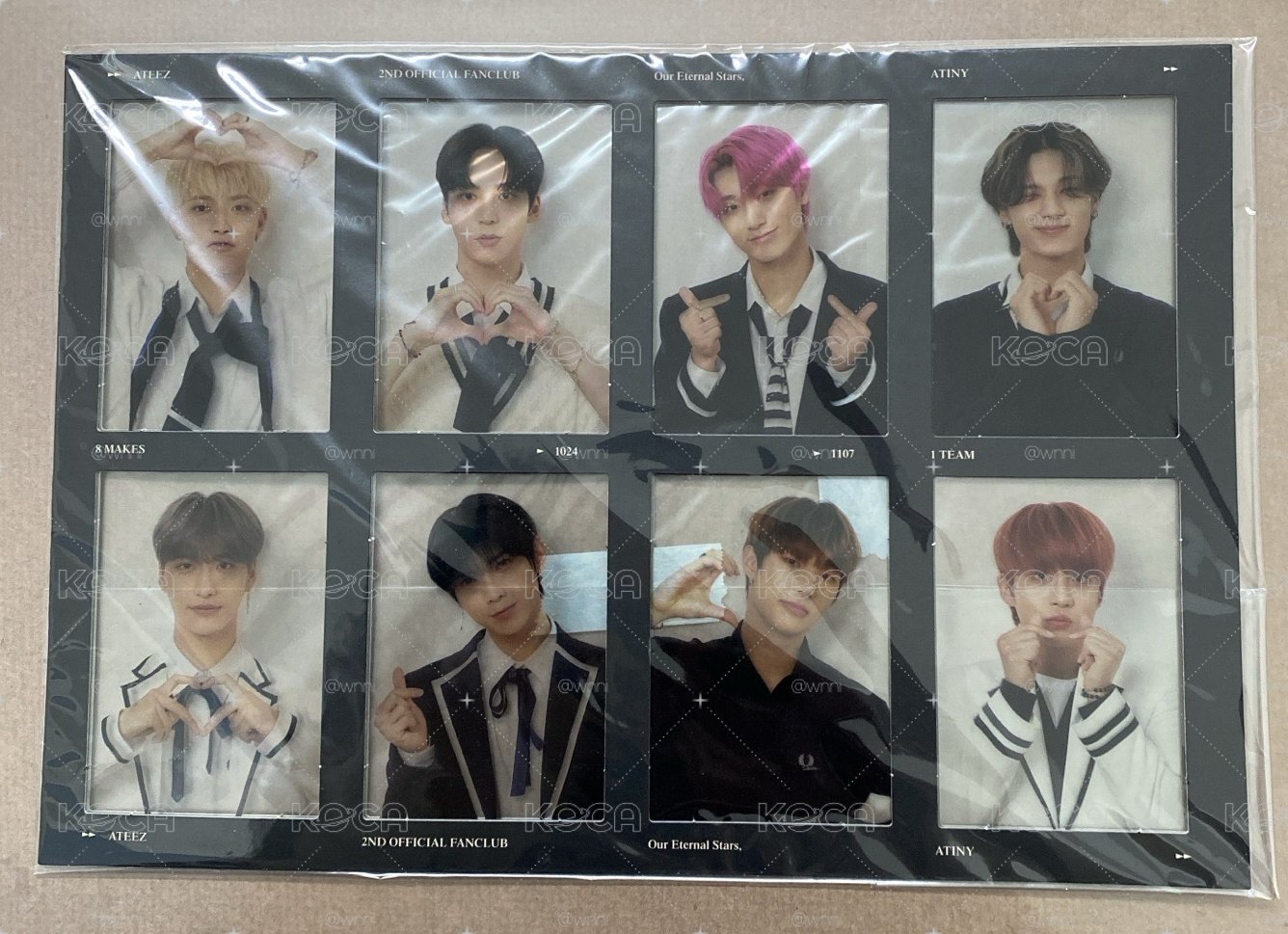ATEEZ 二期會員禮 大透卡