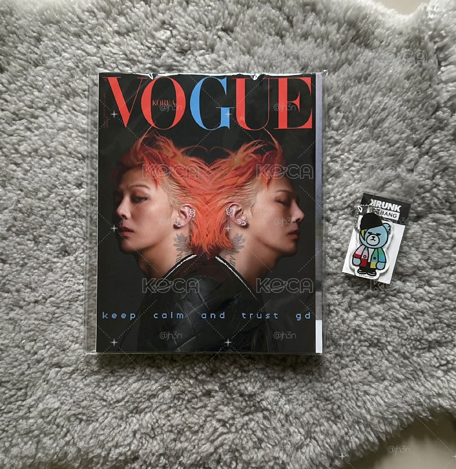GD 雜誌&krunk吊飾