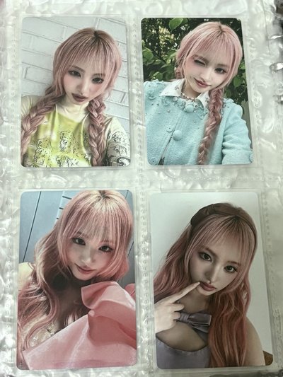 Liz 雜誌卡四張中文卡背