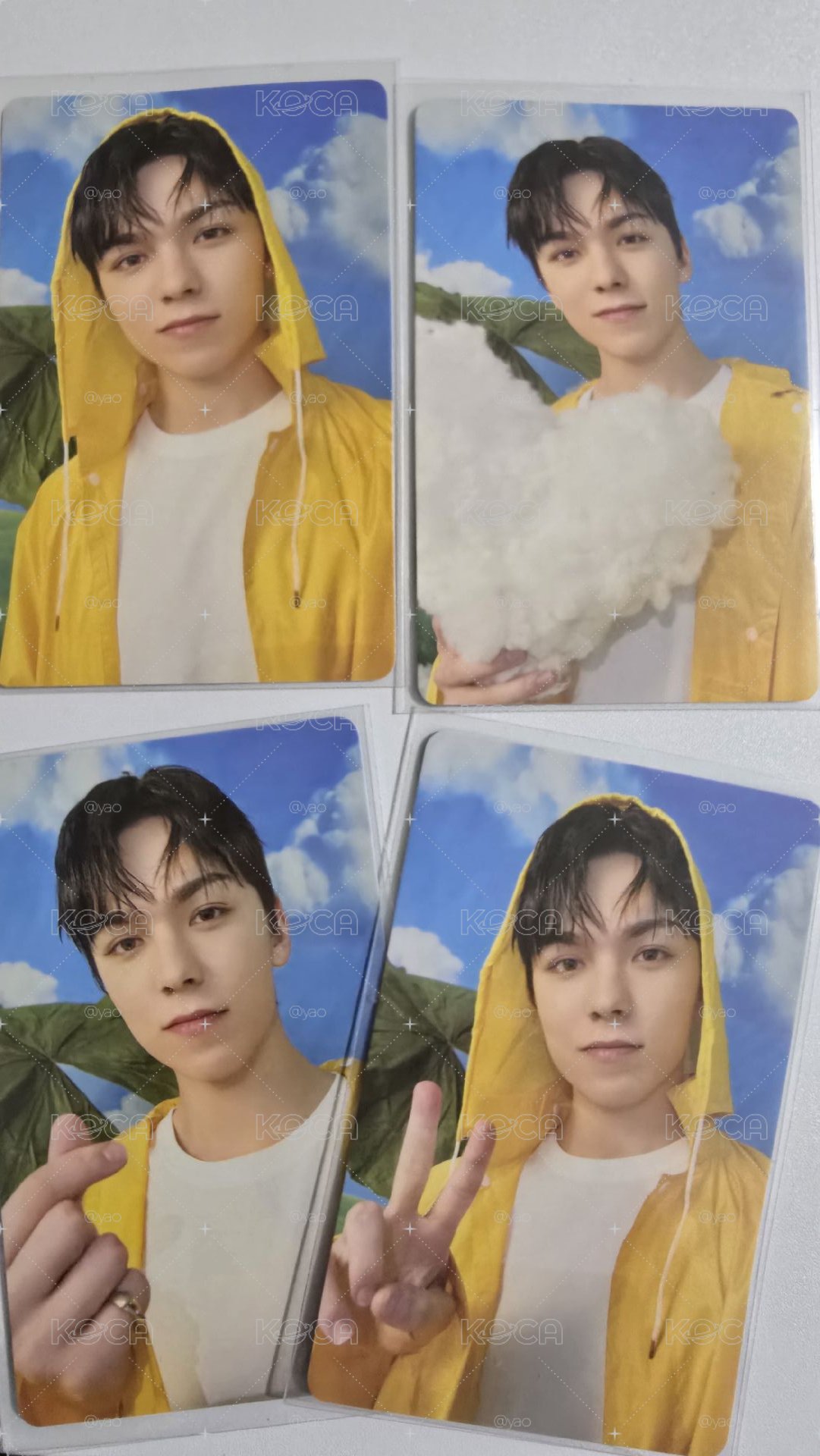 率哥淅瀝淅瀝嘩啦嘩啦黃雨衣 迷十一克拉盤 四張一鍵畢業 Vernon