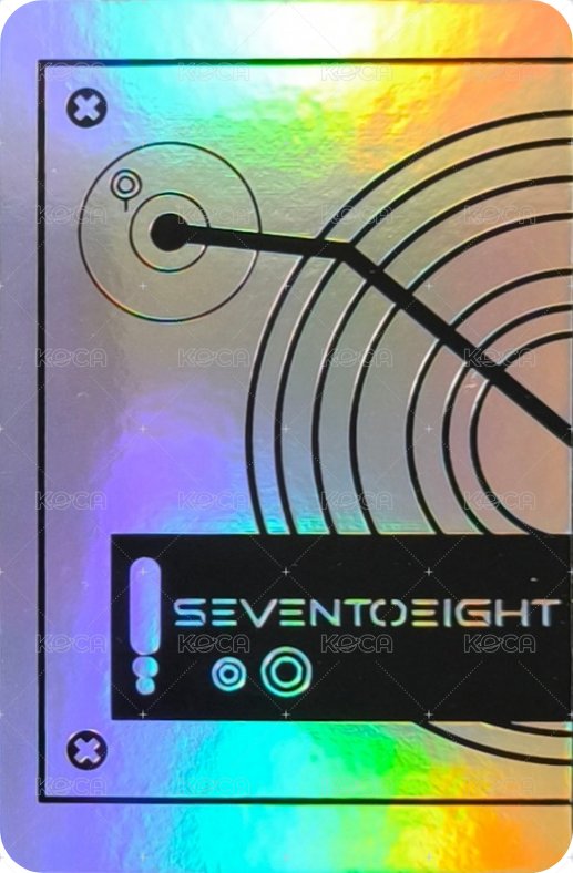 星動樂園 周邊卡 盲抽寫真卡 背面