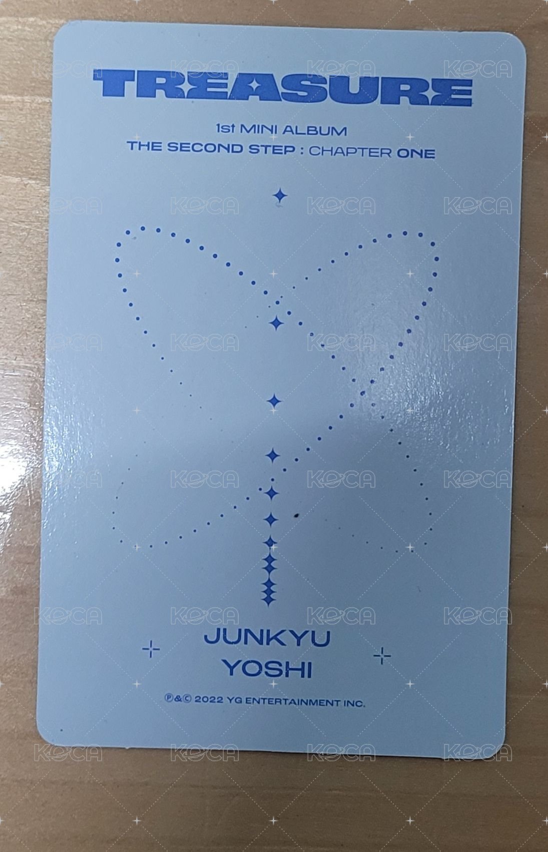 THE FIRST STEP:CHAPTER ONE 專輯卡  背面