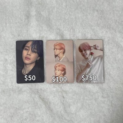 BTS 朴智旻小卡 JIMIN