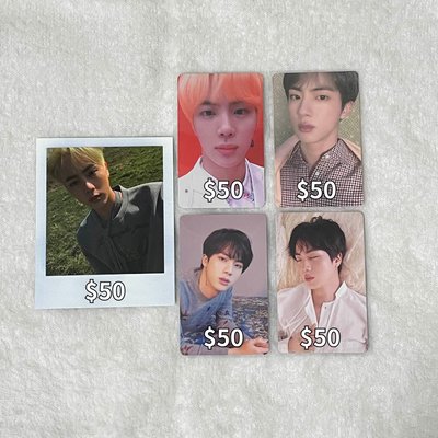 BTS 金碩珍小卡 JIN