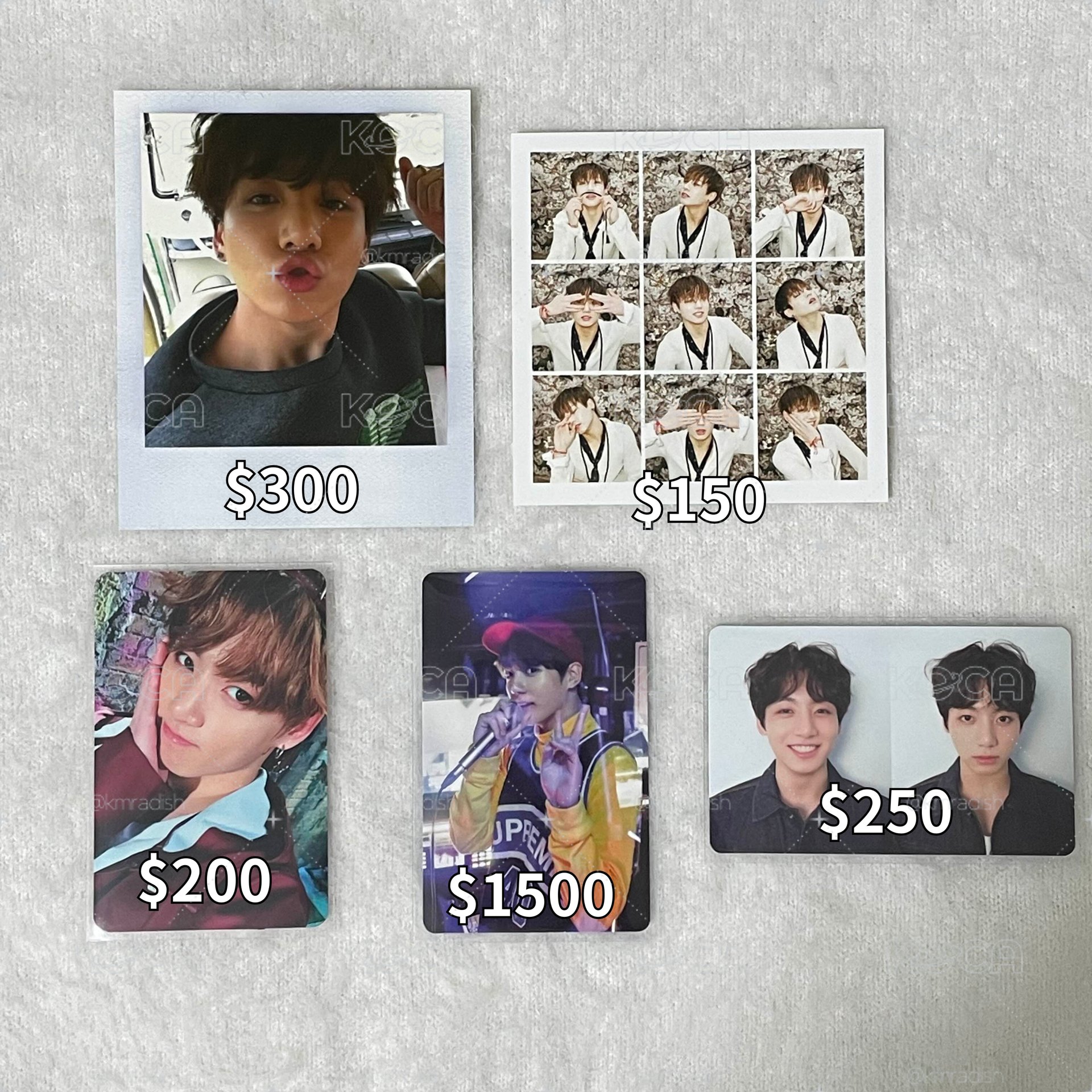 BTS 田柾國小卡 Jungkook