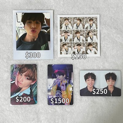 BTS 田柾國小卡 Jungkook