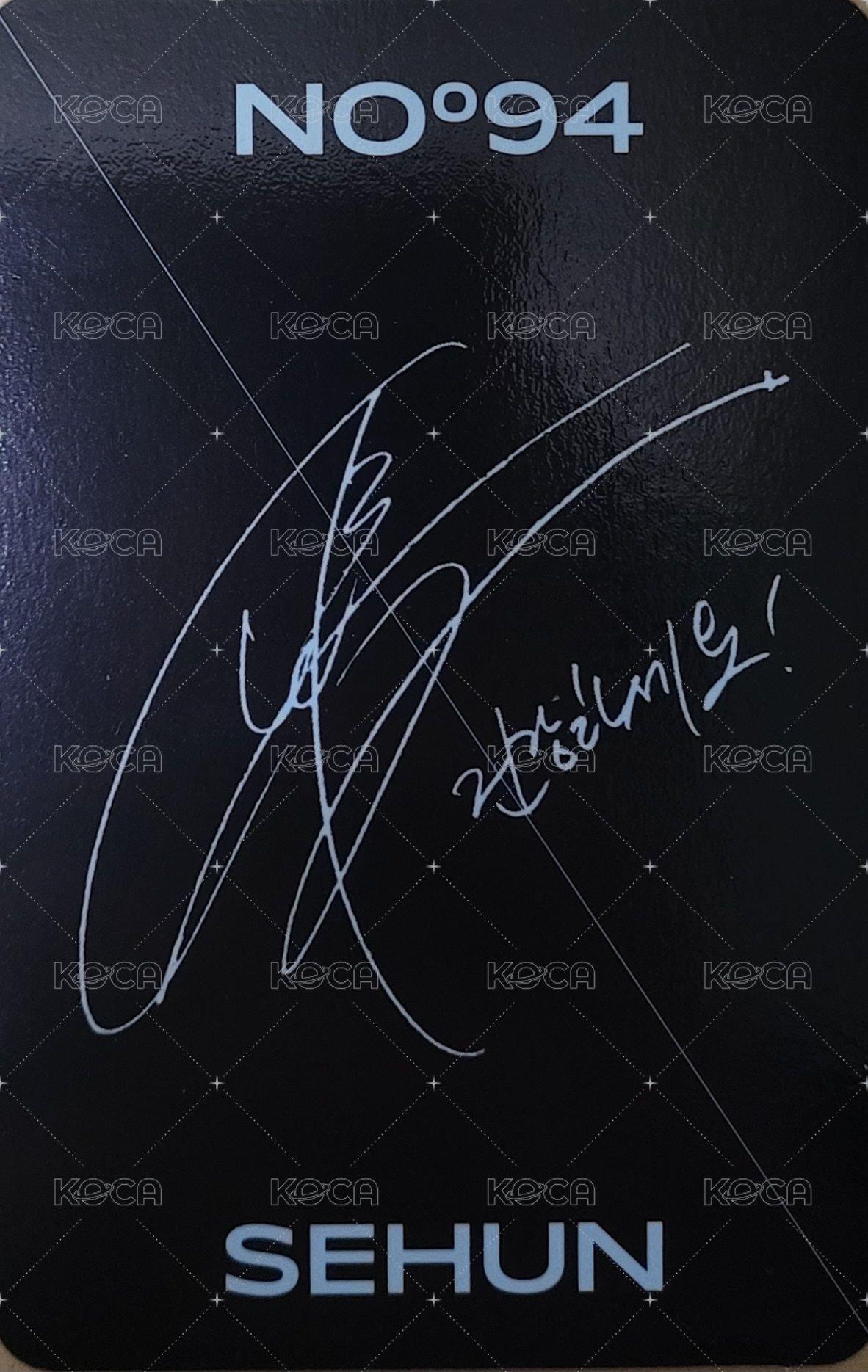 EXO SC 專輯卡  背面