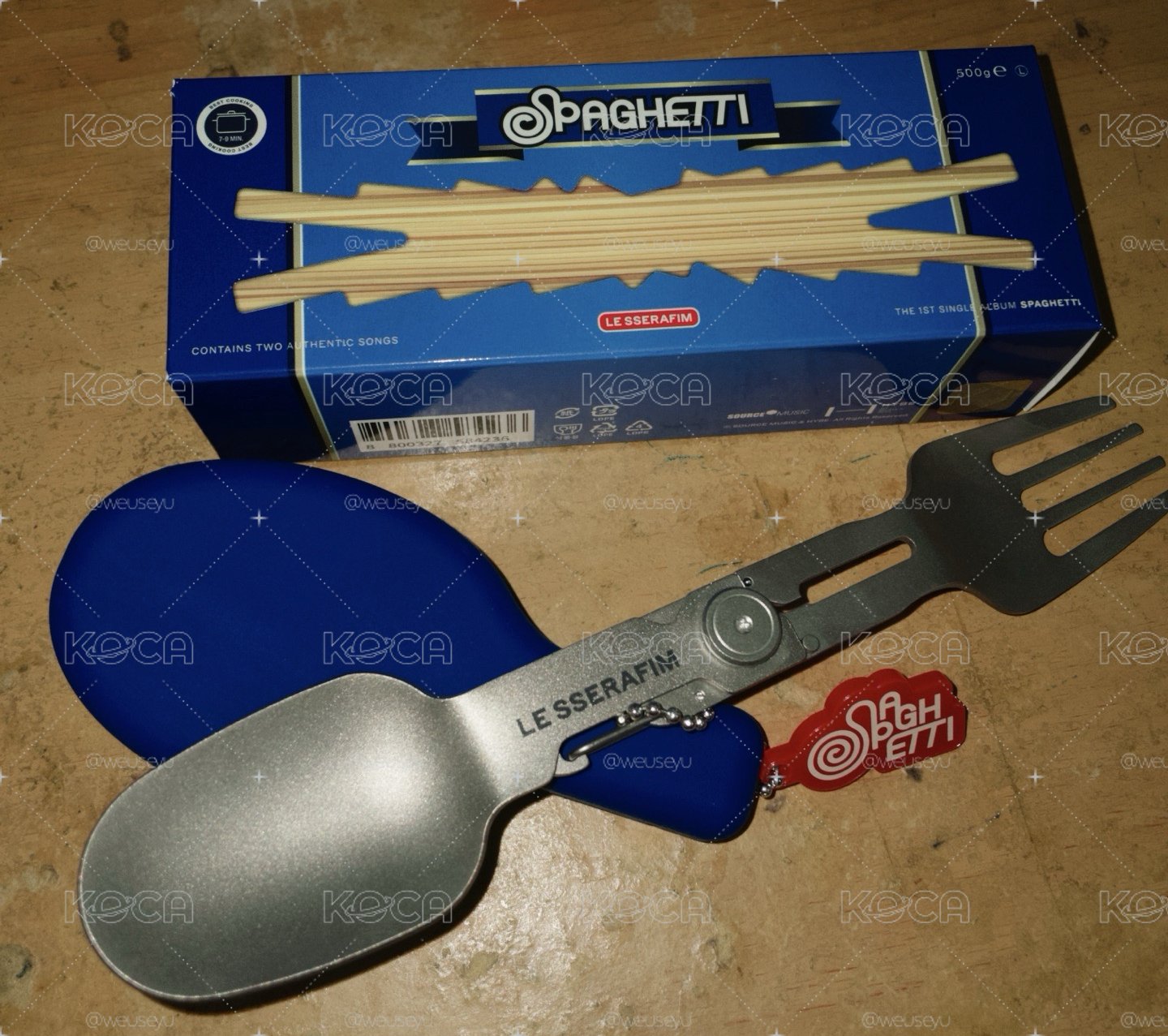LE SSERAFIM 鑰匙圈隨身餐具 Cutlery Keyring