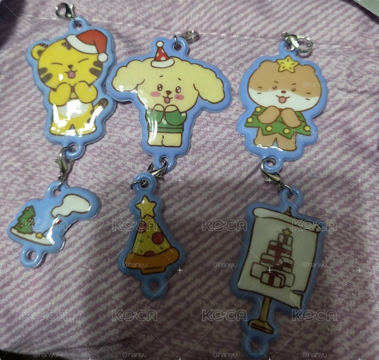 聖誕miniteen鑰匙圈吊飾