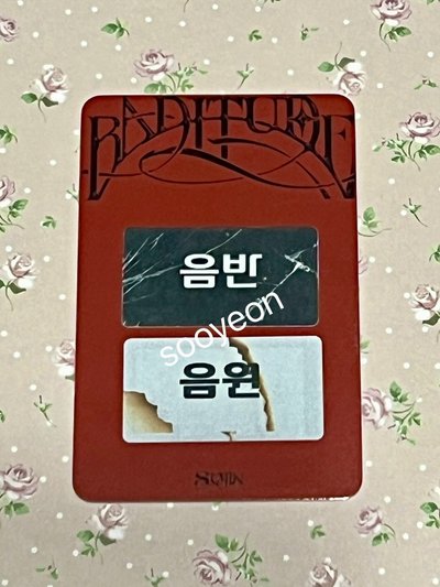 辣妹穗珍BADITUDE打歌卡