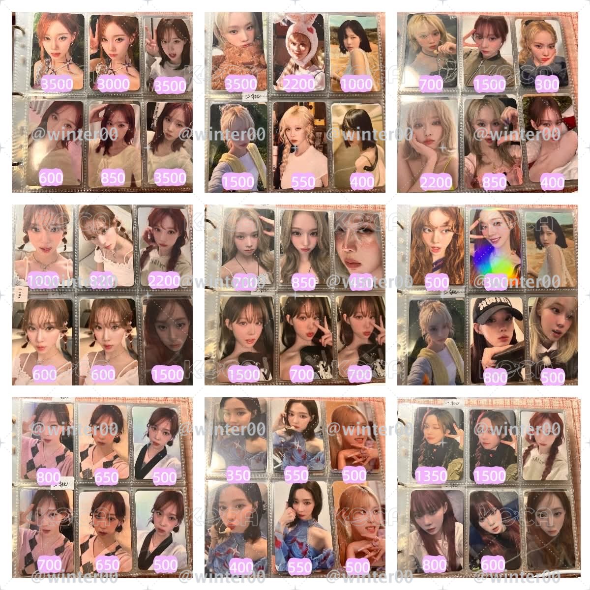 🎀熱貴冬 所有預備出的卡 有些沒掛上來