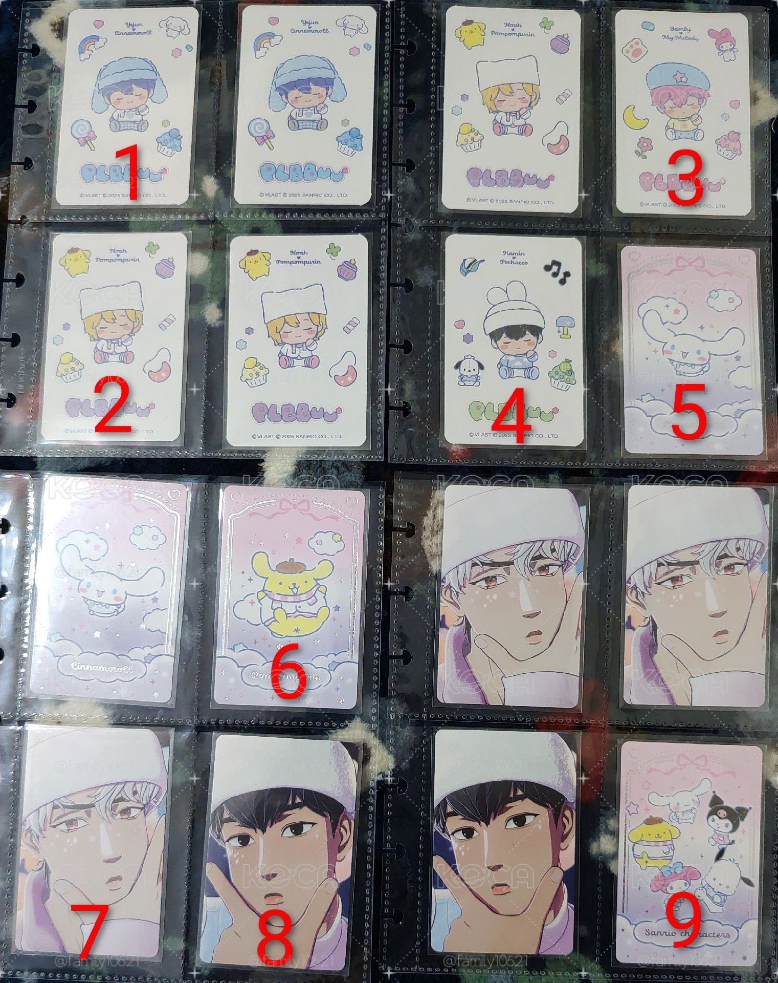 PLBBUU 電子專 專卡(規則：3張專卡+1QR)、卡包(未拆)
