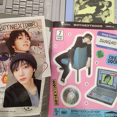 ⭕how 單封 全專 拍立得 小卡 貼紙書 明宰鉉 雲鶴 成淏 Riwoo