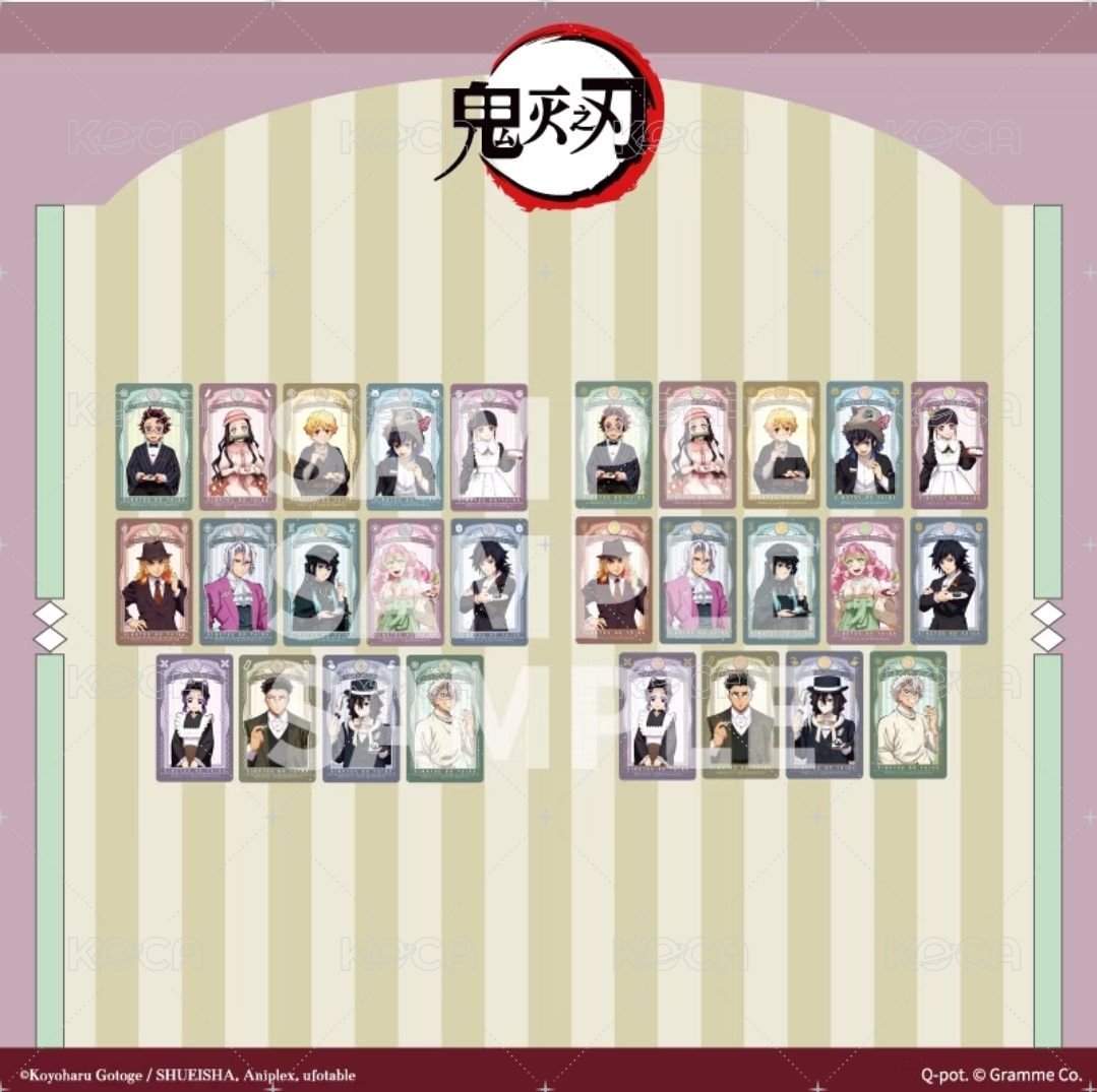 Q-pot 透明卡  背面