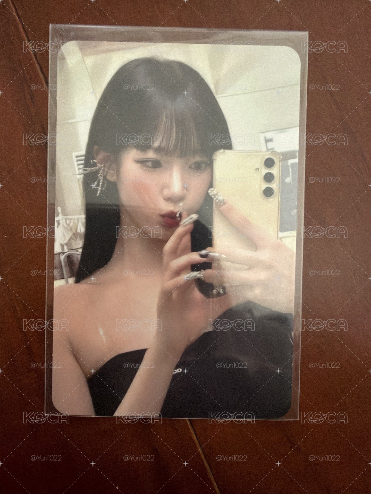 一葉 CRAZY ms 簽售卡 ms對鏡葉