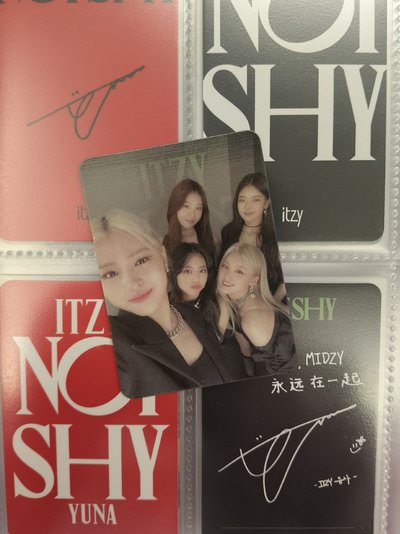 ITZY NOT SHY MMT FC 團卡