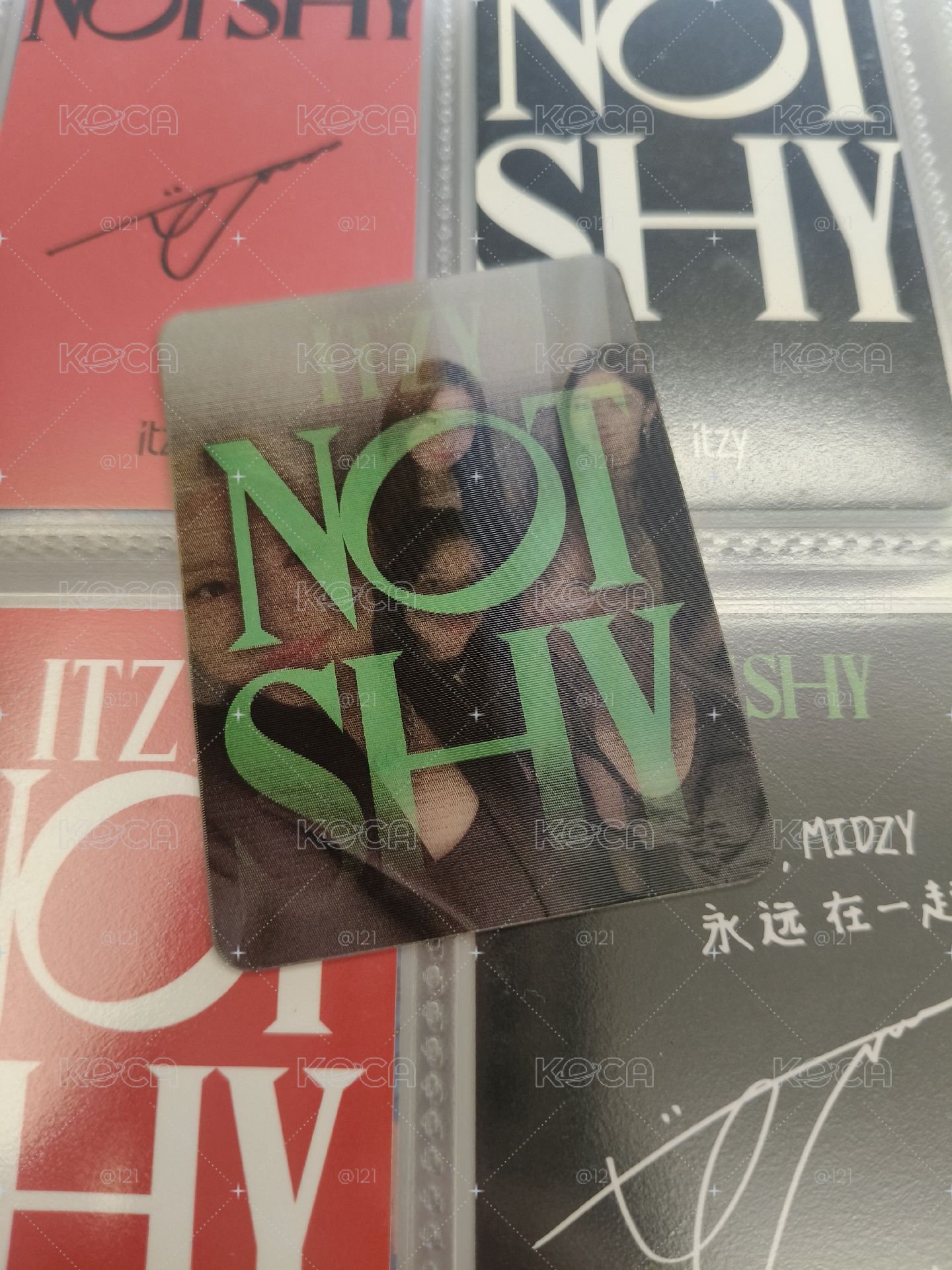 ITZY NOT SHY MMT FC 團卡