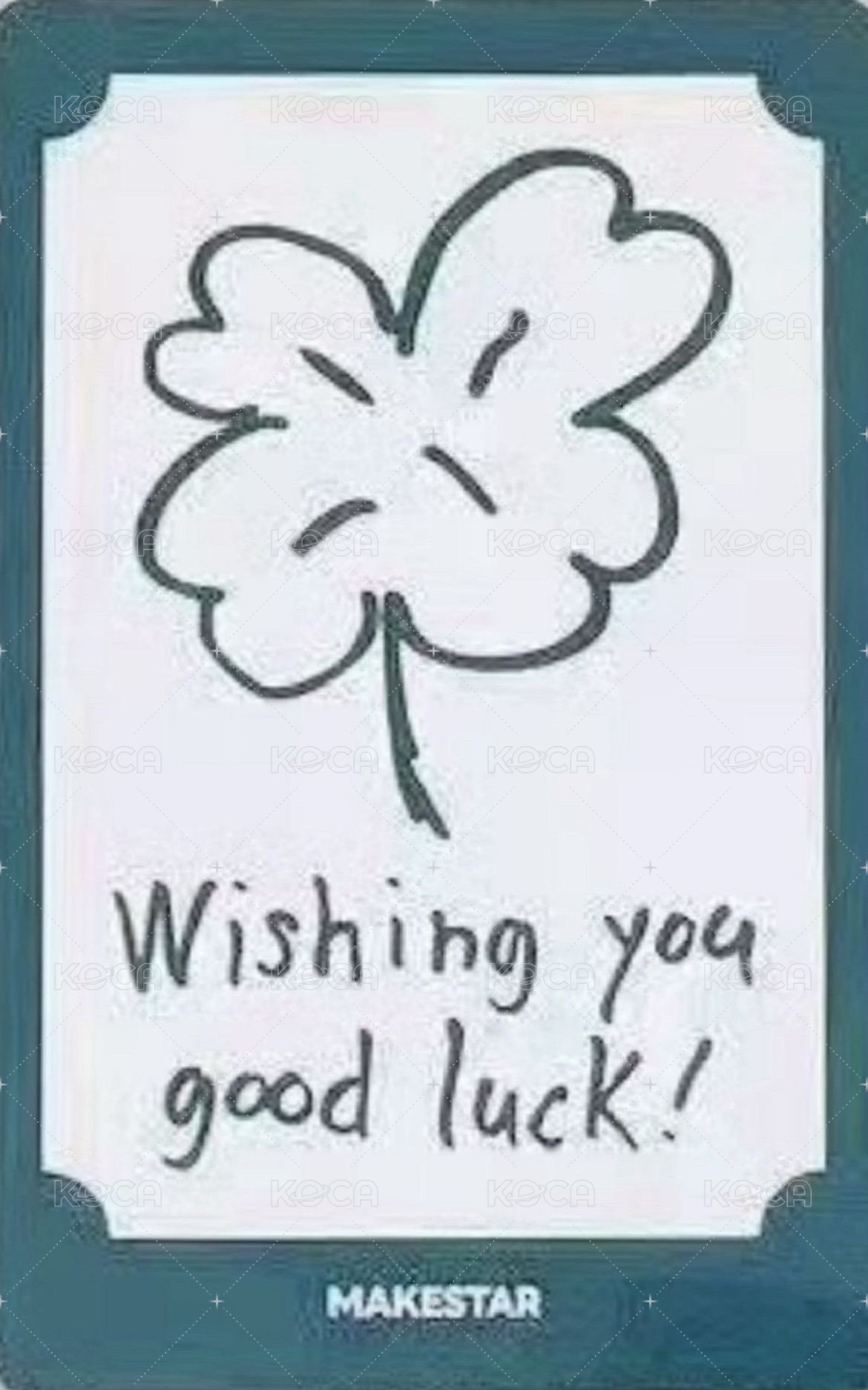 迷二 ms 台北簽售 簽售卡  背面