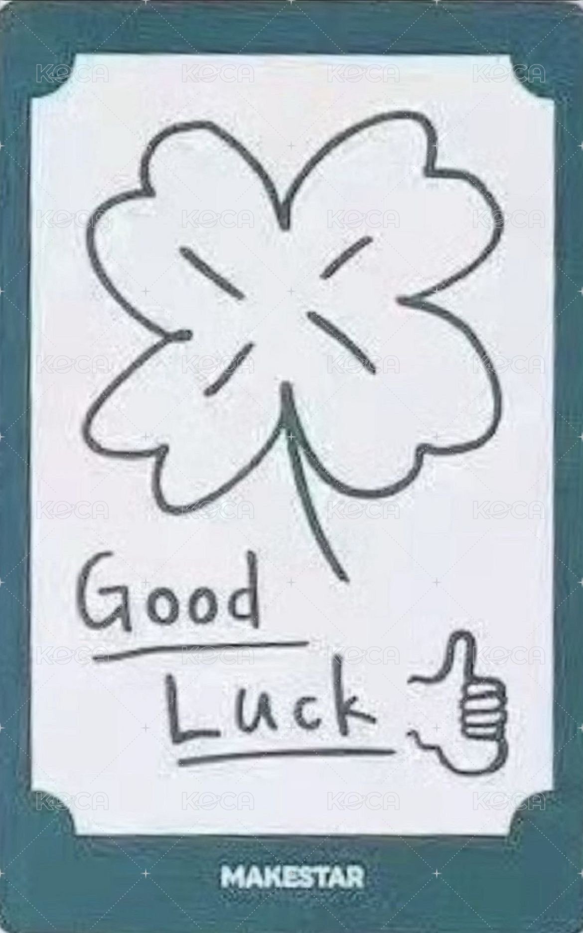 迷二 ms 台北簽售 簽售卡  背面