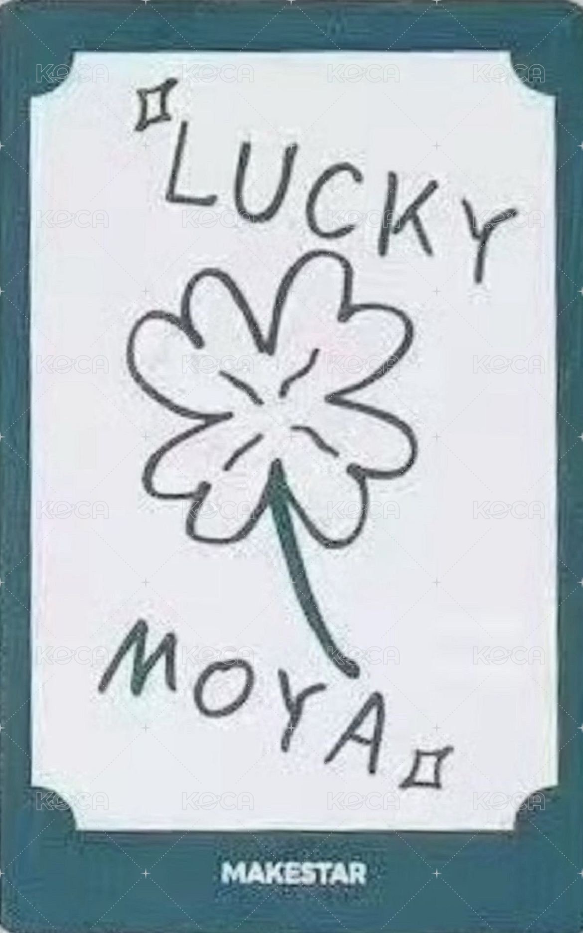 迷二 ms 台北簽售 簽售卡  背面