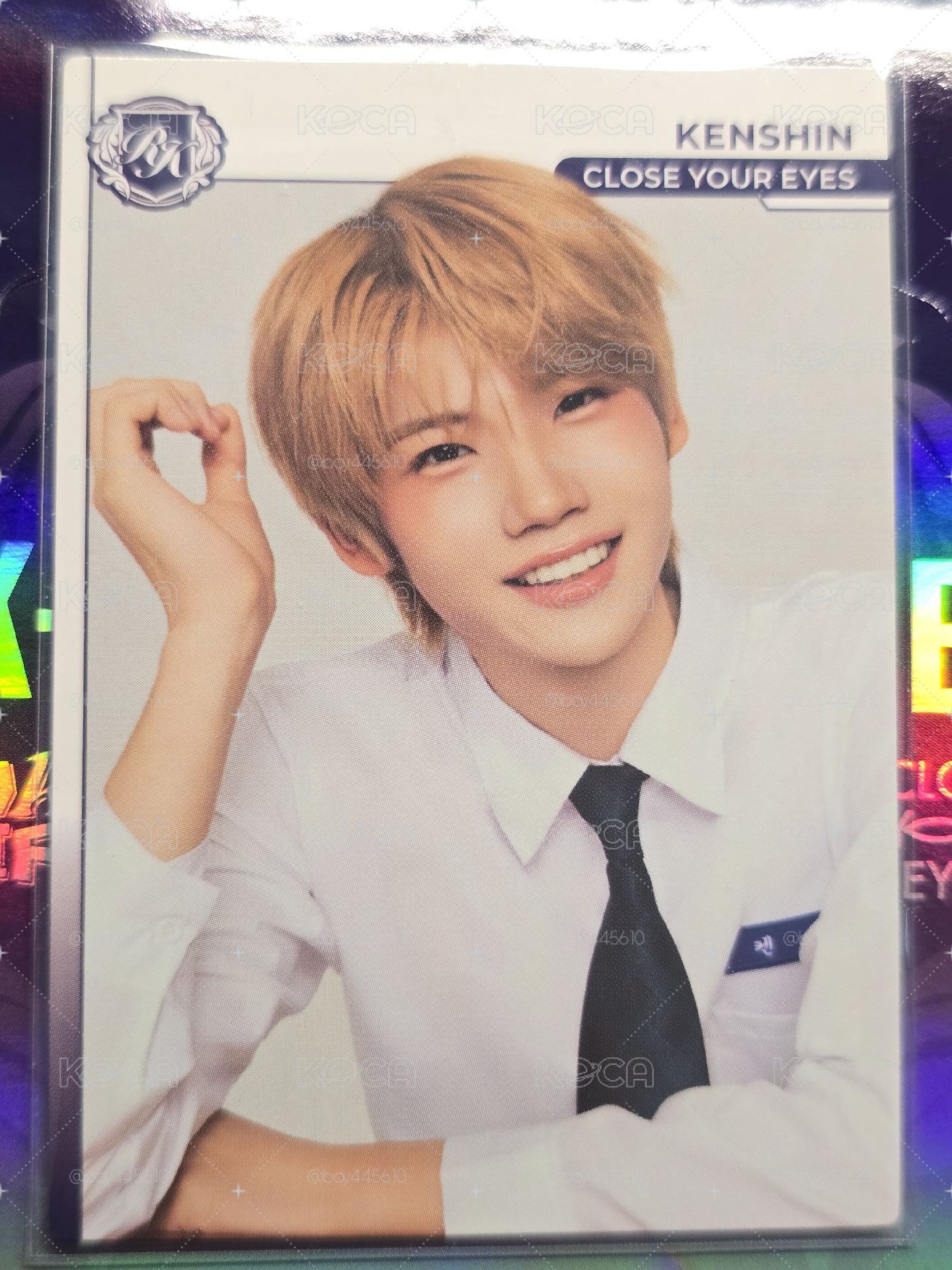 CLOSE YOUR EYES TELECA KENSHIN 收藏卡