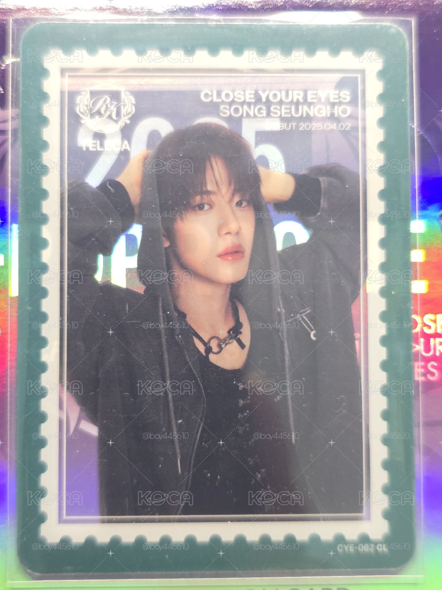 CLOSE YOUR EYES TELECA SONG SEUNGHO 透卡 