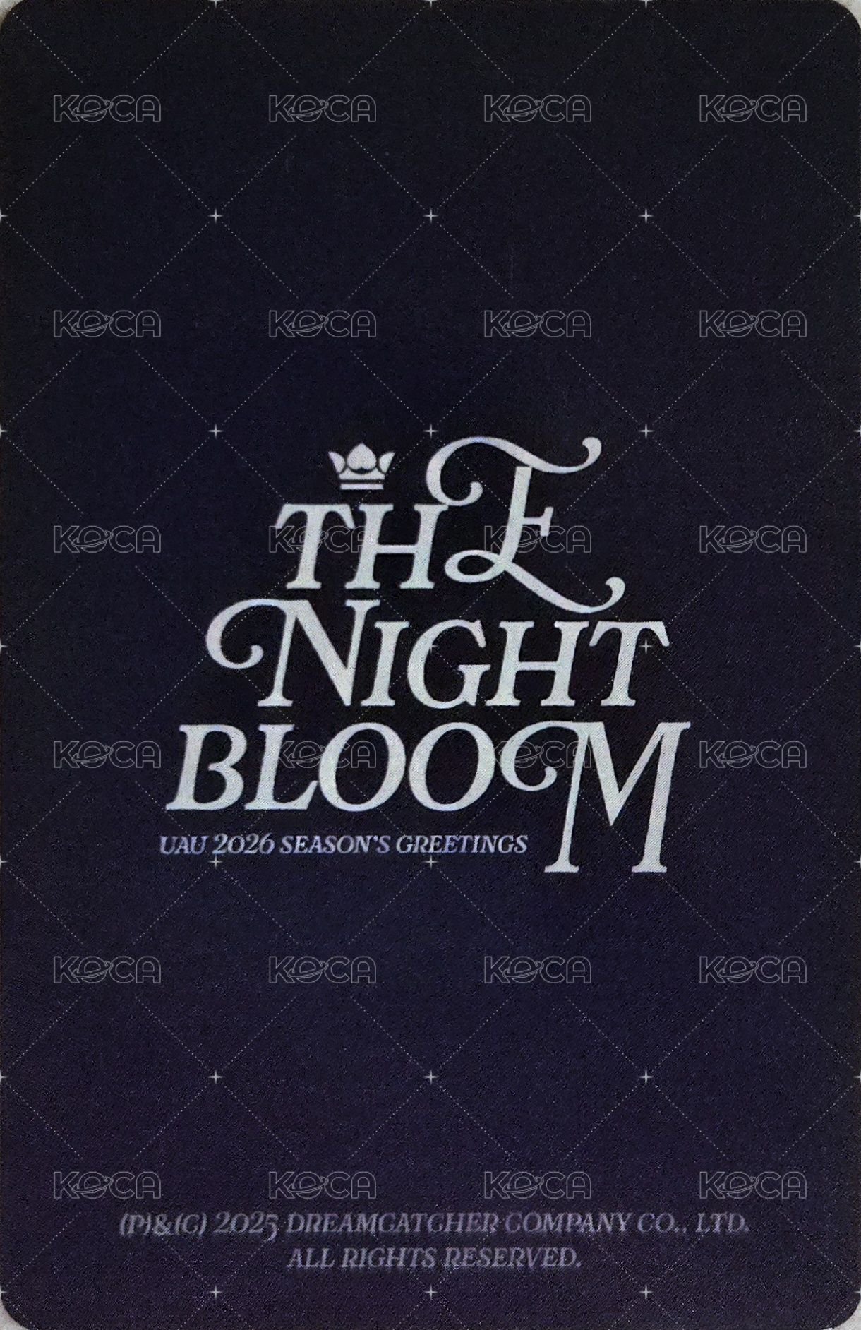 2026SG年曆 年曆卡  背面