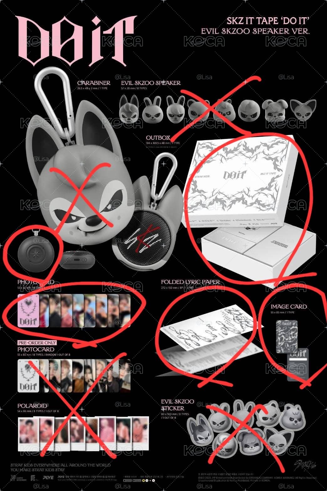 DO IT 專輯 Evil SKZOO Speakerver.