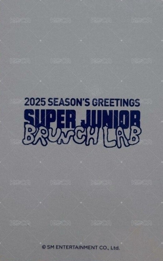 2025年曆 B ver. 隨機卡  背面