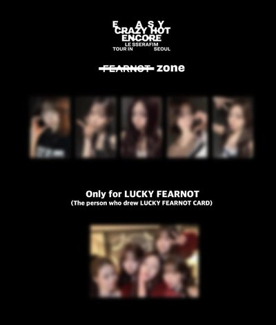 LE SSERAFIM首爾安可演唱會粽卡一套+團卡