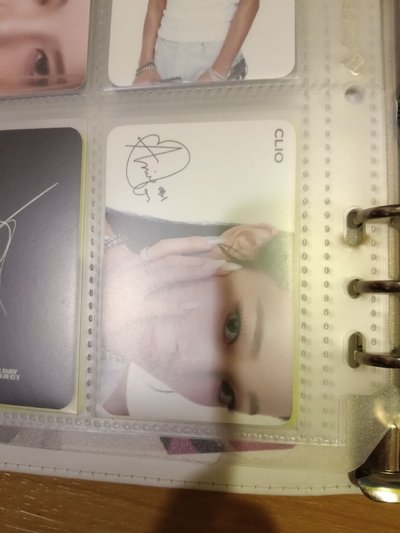 安clio 代言卡（已經有人要下單請勿下單！！！）