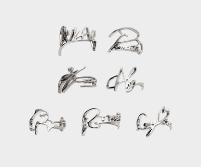 Babymonster FOREVER 戒指 簽名戒指 雅賢 ASA RUKA RORA RAMI