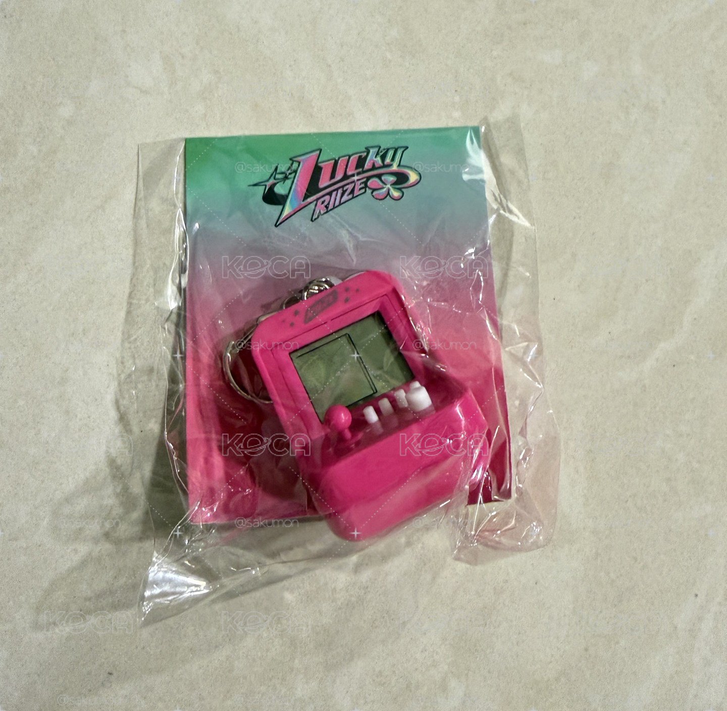 RIIZE Lucky 日本快閃 遊戲機鑰匙圈 全新未拆