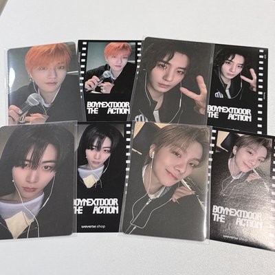 The Action WEVERSE 特典卡含貼紙