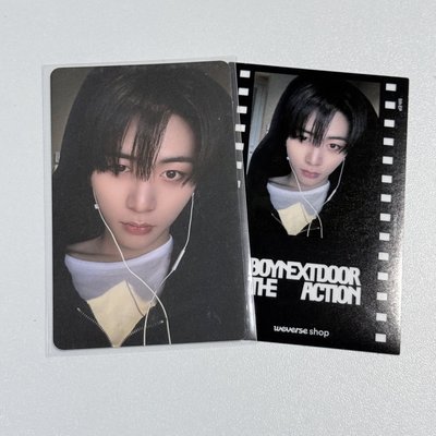The Action WEVERSE 特典卡含貼紙