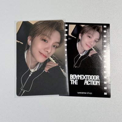 The Action WEVERSE 特典卡含貼紙