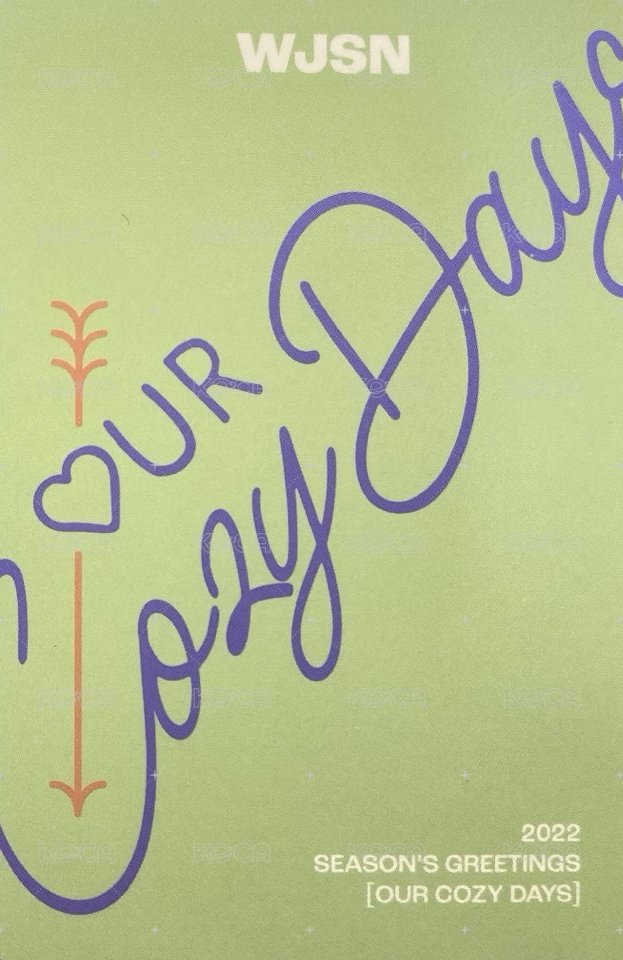 2022 SEASON'S GREETINGS <OUR COZY DAYS> 年曆卡  背面