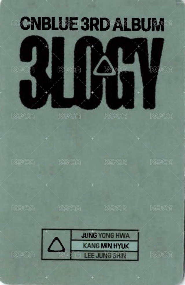 正規三 BANDANA ver. 專輯卡  背面