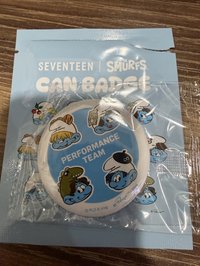 藍色小精靈徽章 表演隊大頭