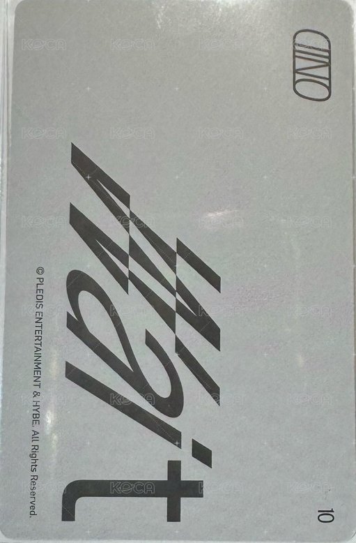 Wait wvs 隨機卡  背面