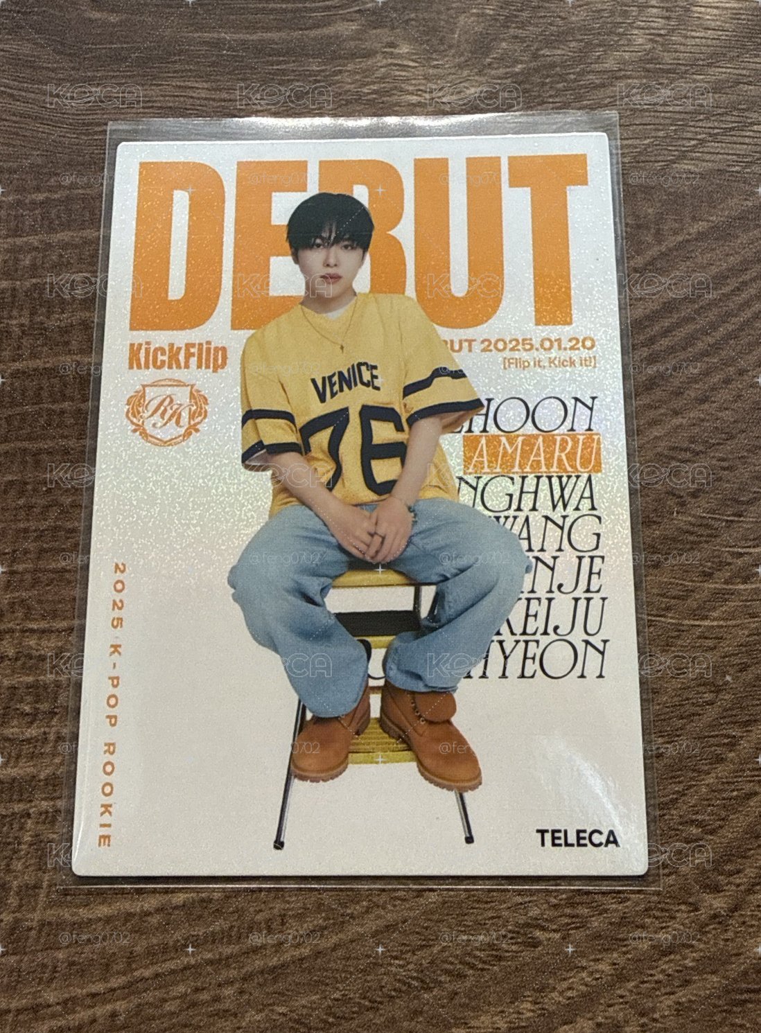 TELECA COLLECTION CARD 2025 K-POP ROOKIE