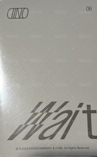 Wait wvs 隨機卡  背面