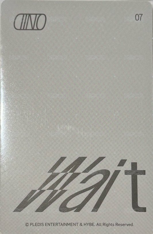 Wait wvs 隨機卡  背面