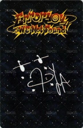 2026 SEASON’S GREETINGS[Error 404 : WE Not Found] 年曆卡  背面