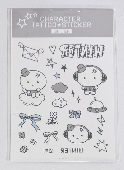 aespa 三巡 夜光貼紙 冬