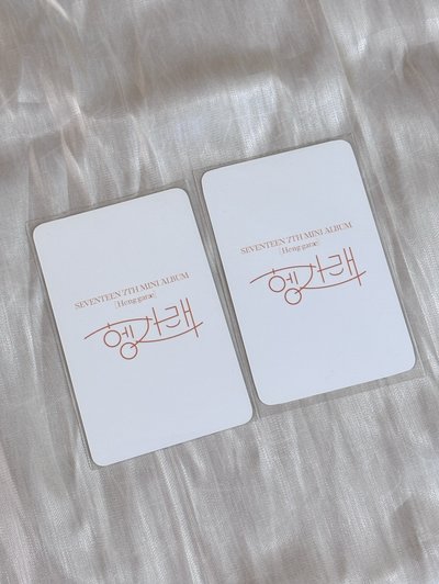 ［SEVENTEEN］哲漢 MINI7 k4 特典卡 